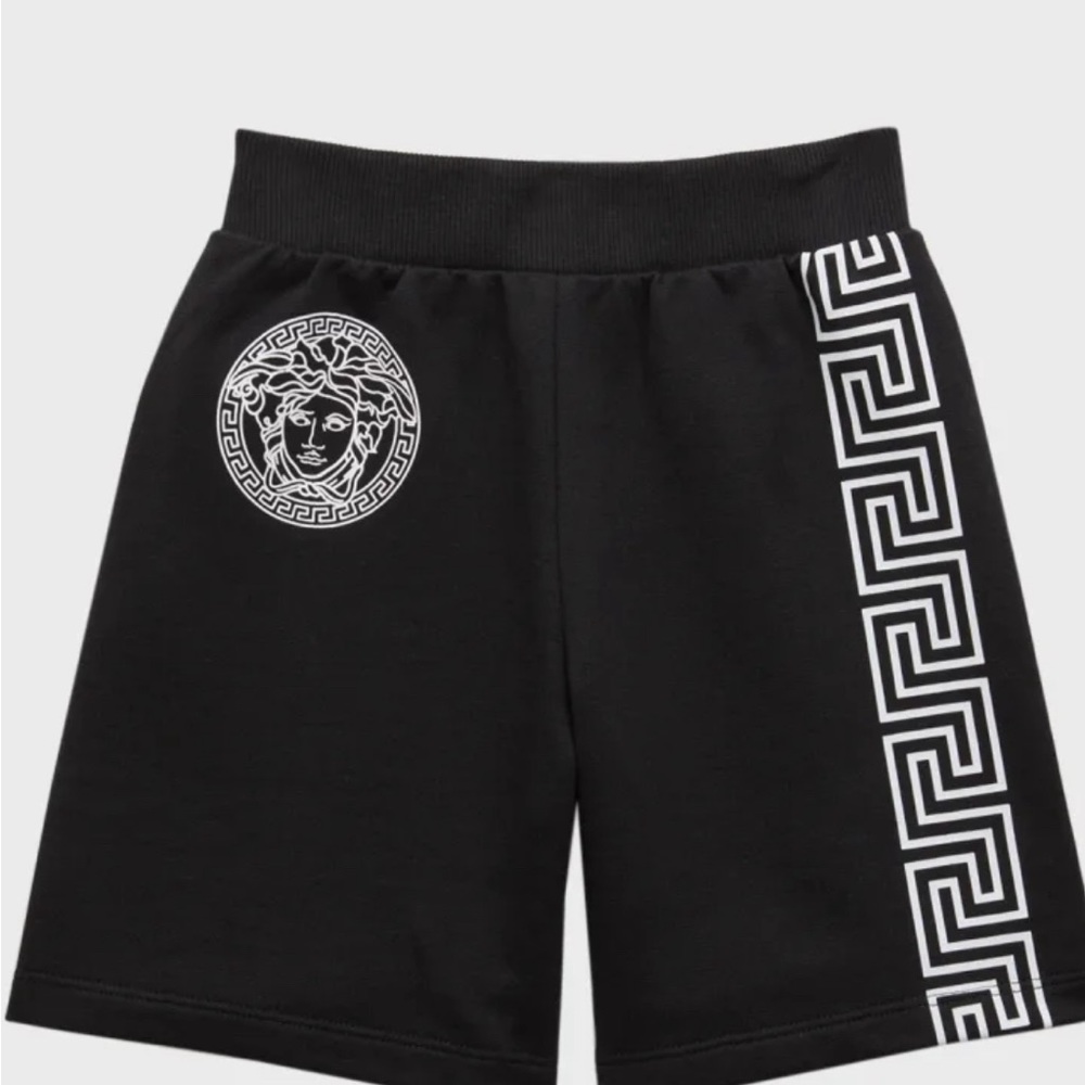 Versace
Boy's Greca Trim Fleece Shorts (Brand New with Tags)